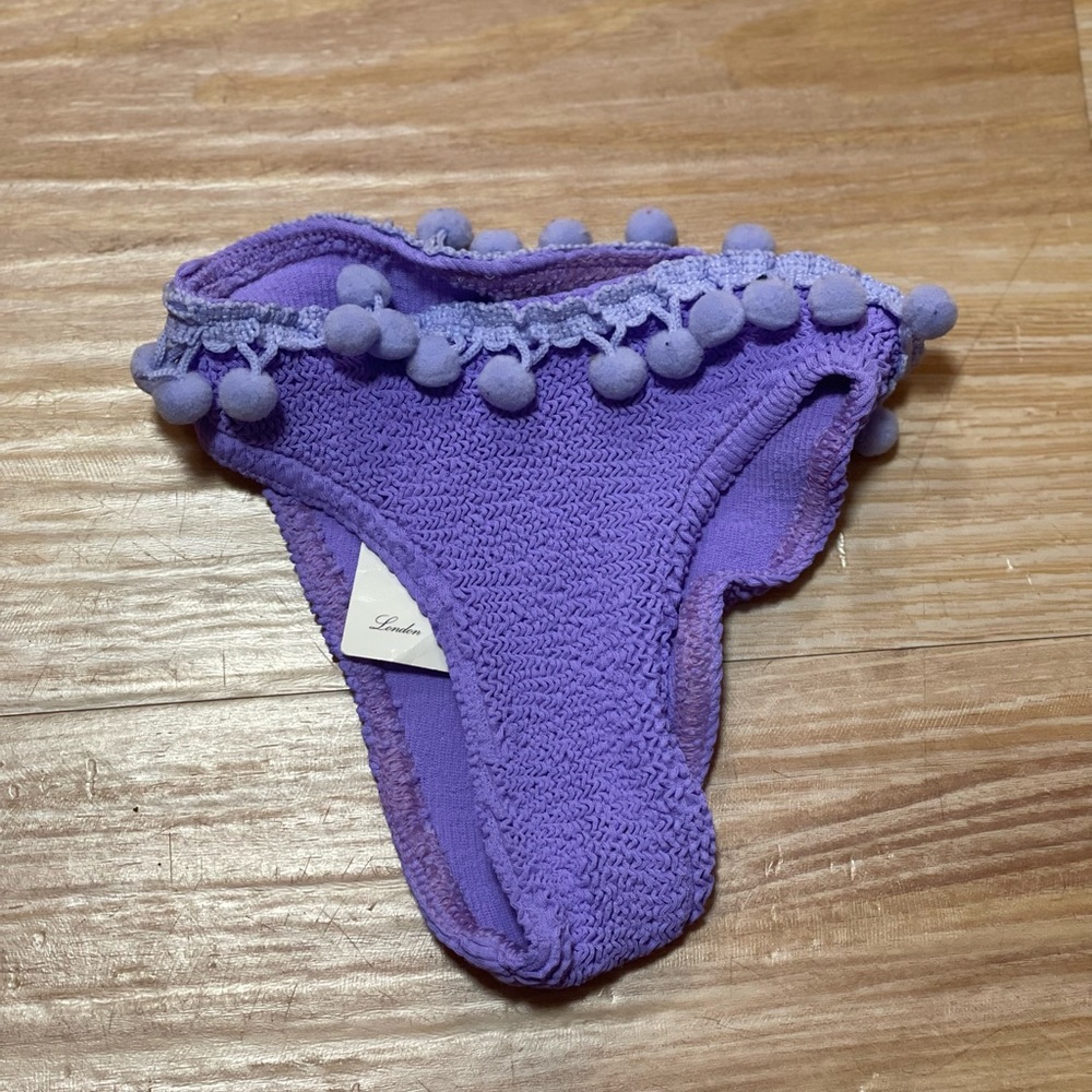 Hunza G Girl Purple Bikini bottom only